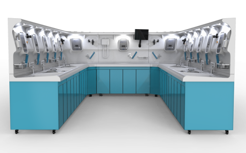 内蒙古守护生命的通道：三强医械现代内镜清洗工作站的精密防线